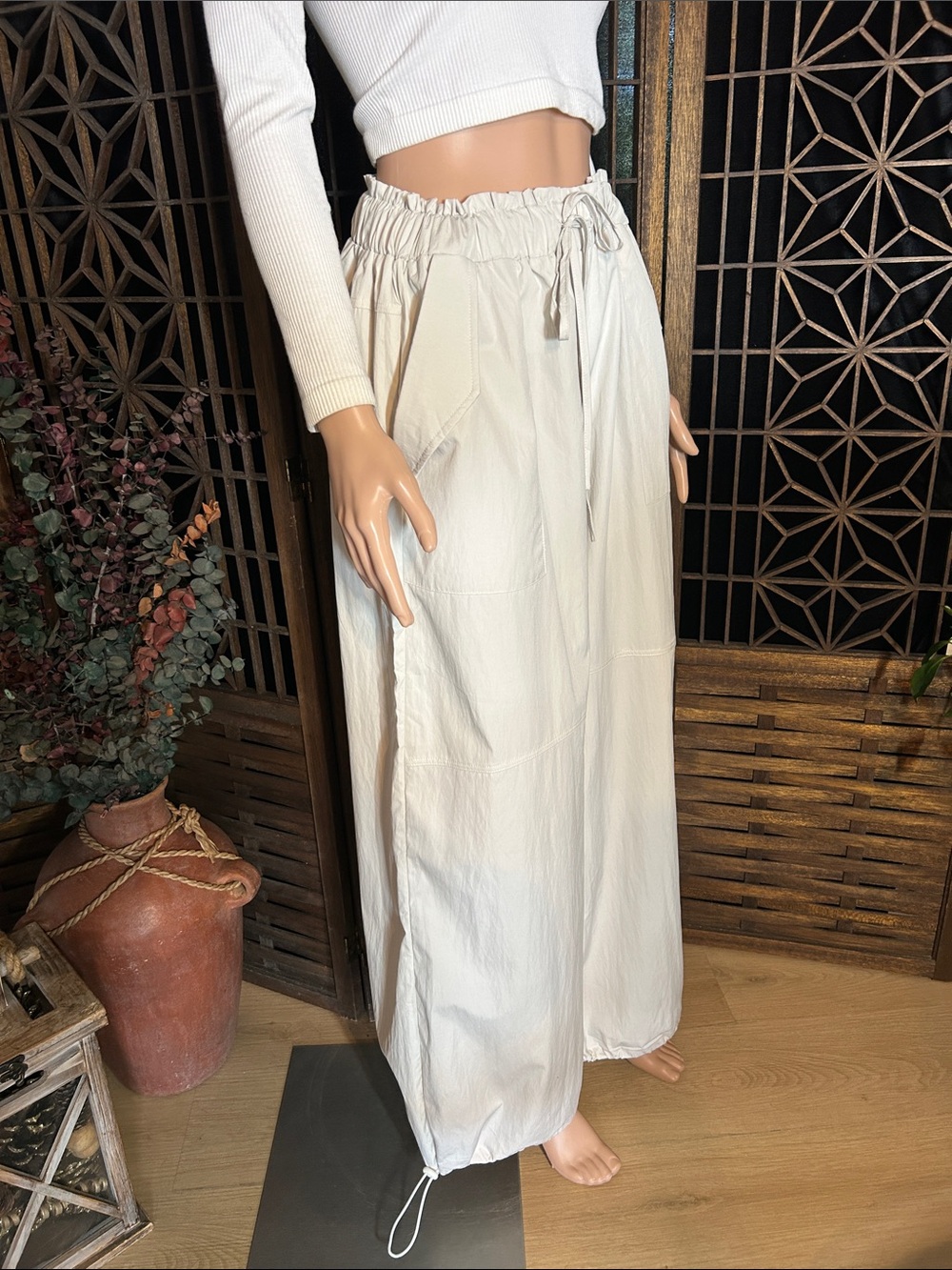 NWT CUPSHE BEACH KHAKIS XL